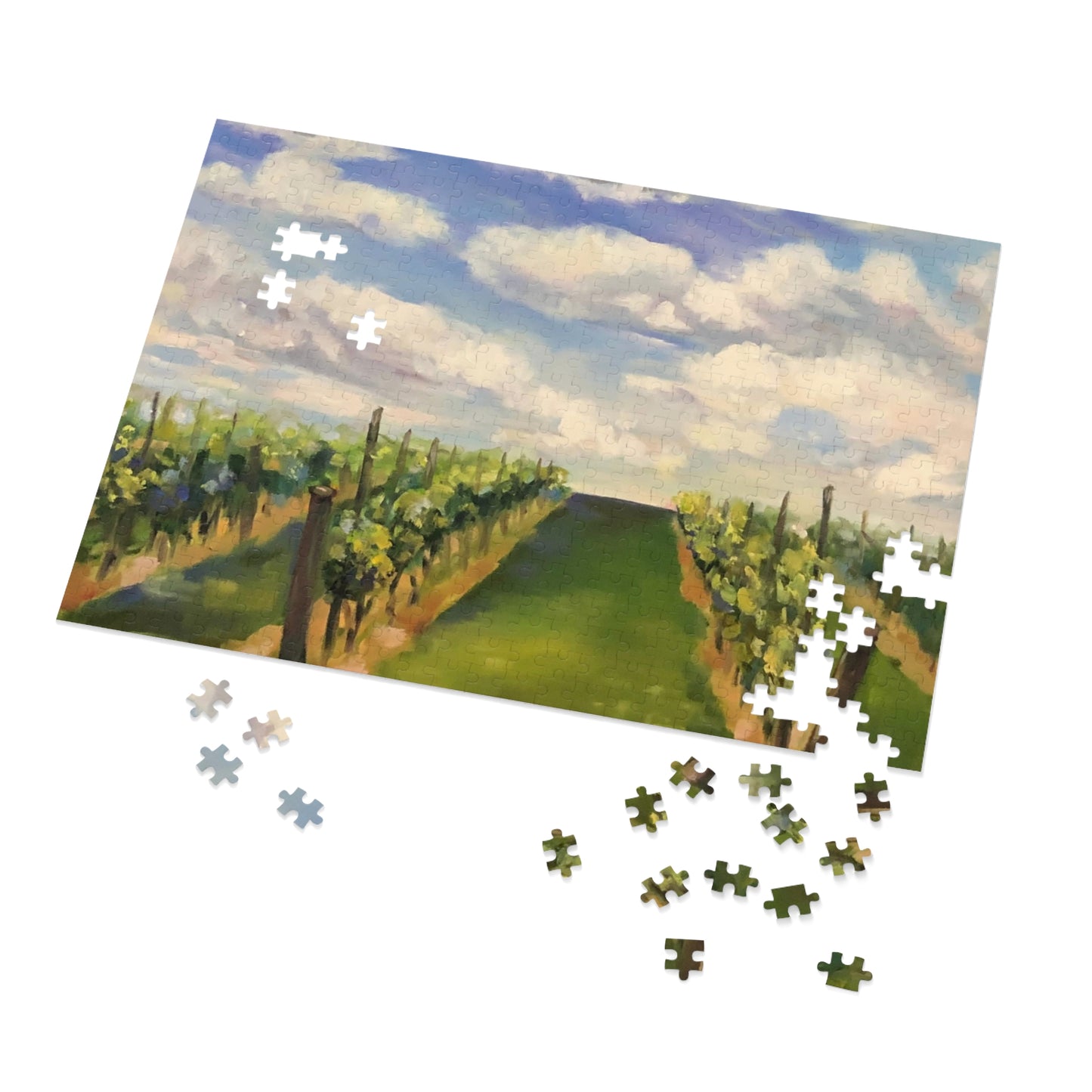 Vine Rows-Jigsaw Puzzle (252, 500,1000-Piece)