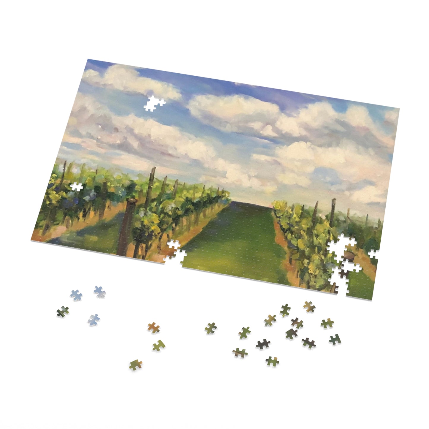 Vine Rows-Jigsaw Puzzle (252, 500,1000-Piece)