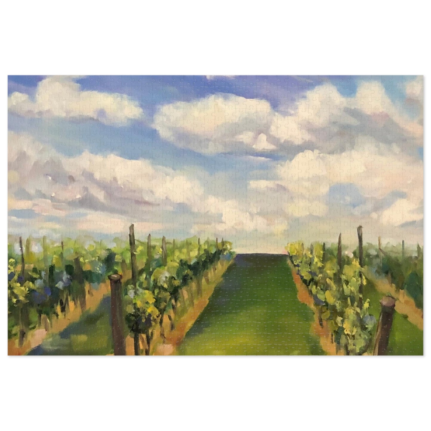 Vine Rows-Jigsaw Puzzle (252, 500,1000-Piece)