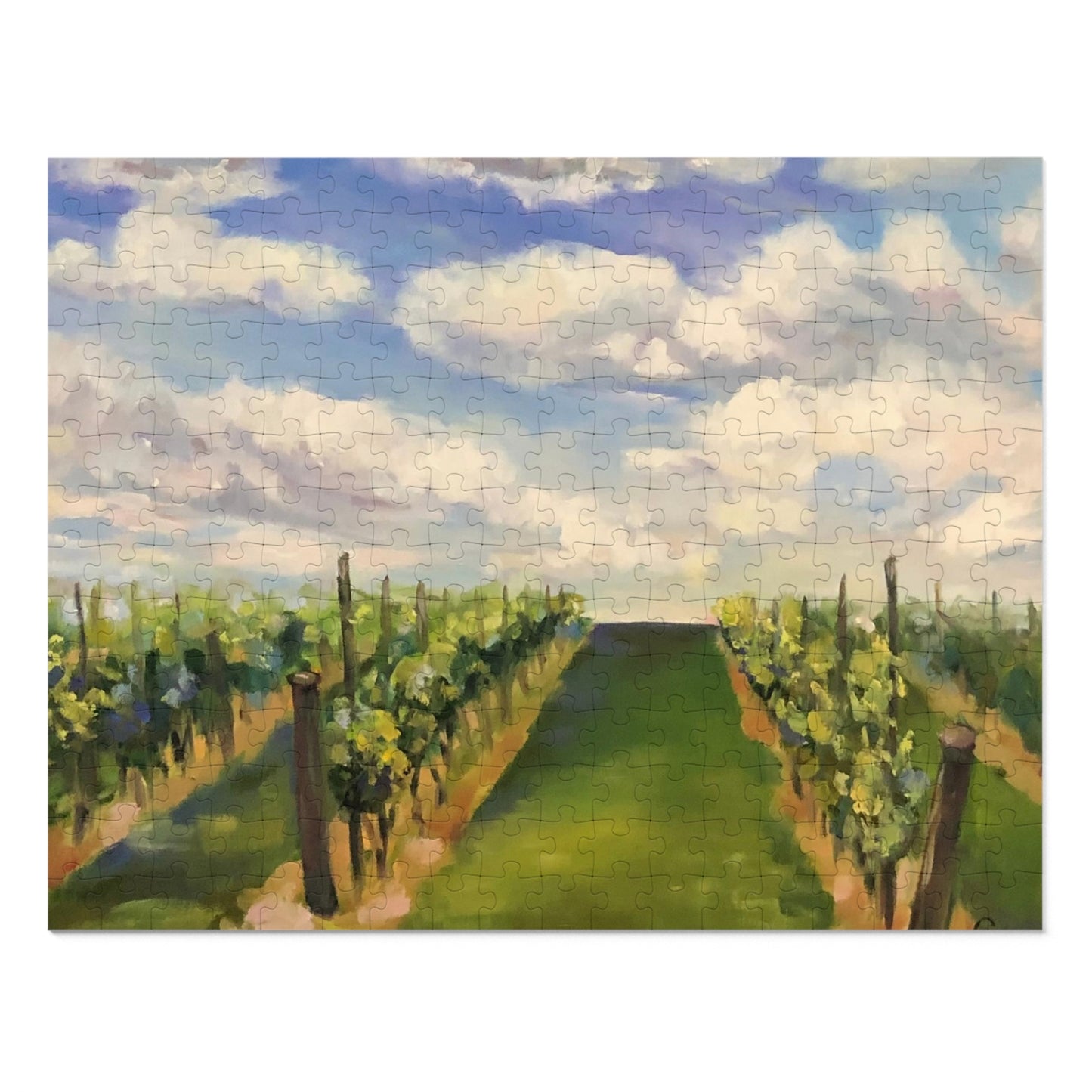 Vine Rows-Jigsaw Puzzle (252, 500,1000-Piece)