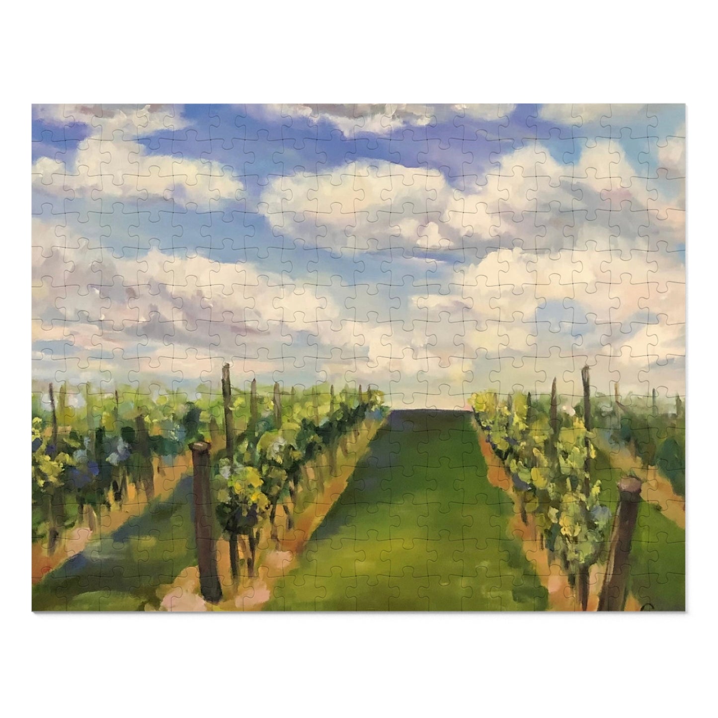 Vine Rows-Jigsaw Puzzle (252, 500,1000-Piece)