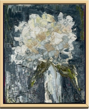 White Hydrangea- Indigo