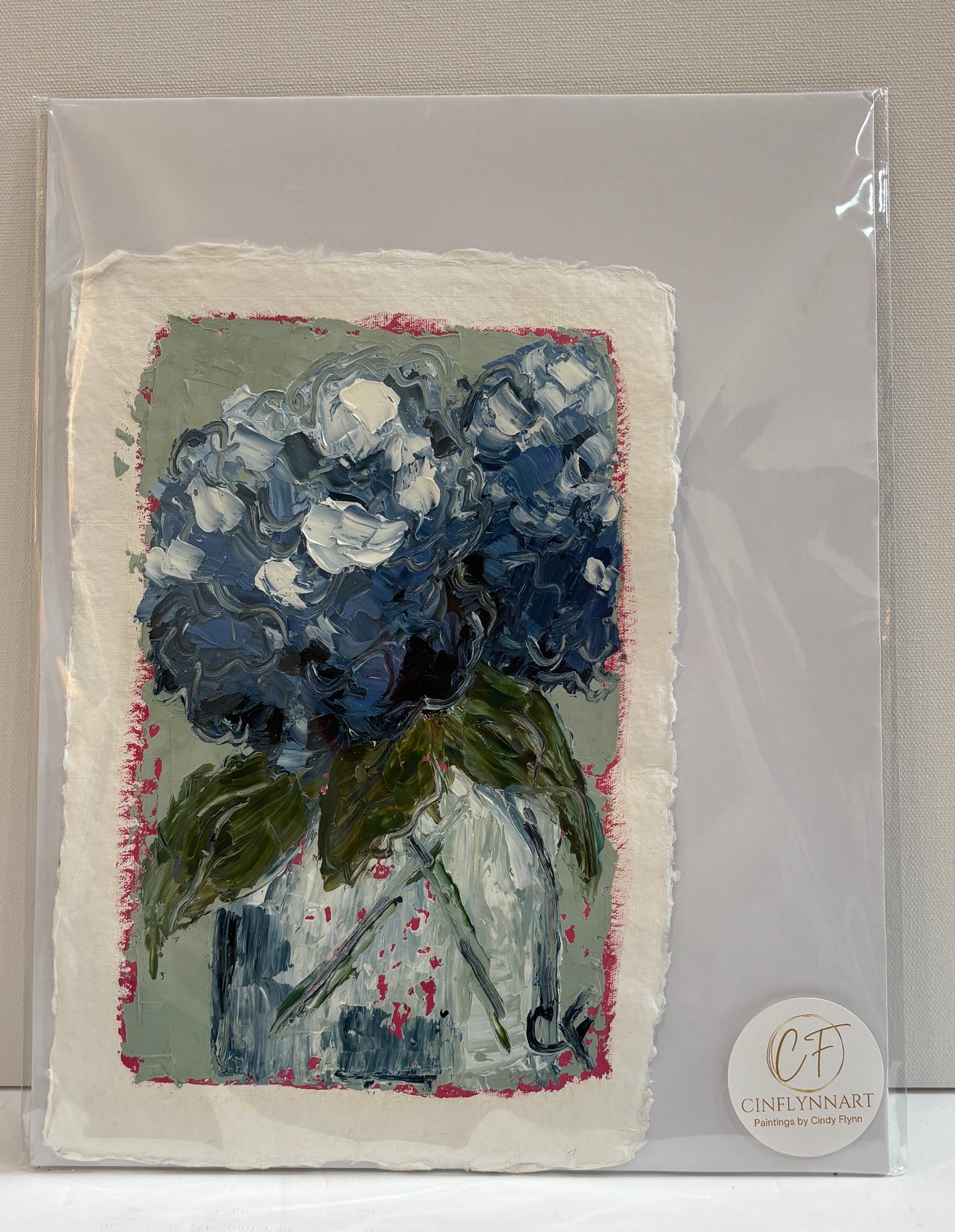 From The Garden Hydrangeas in Vase