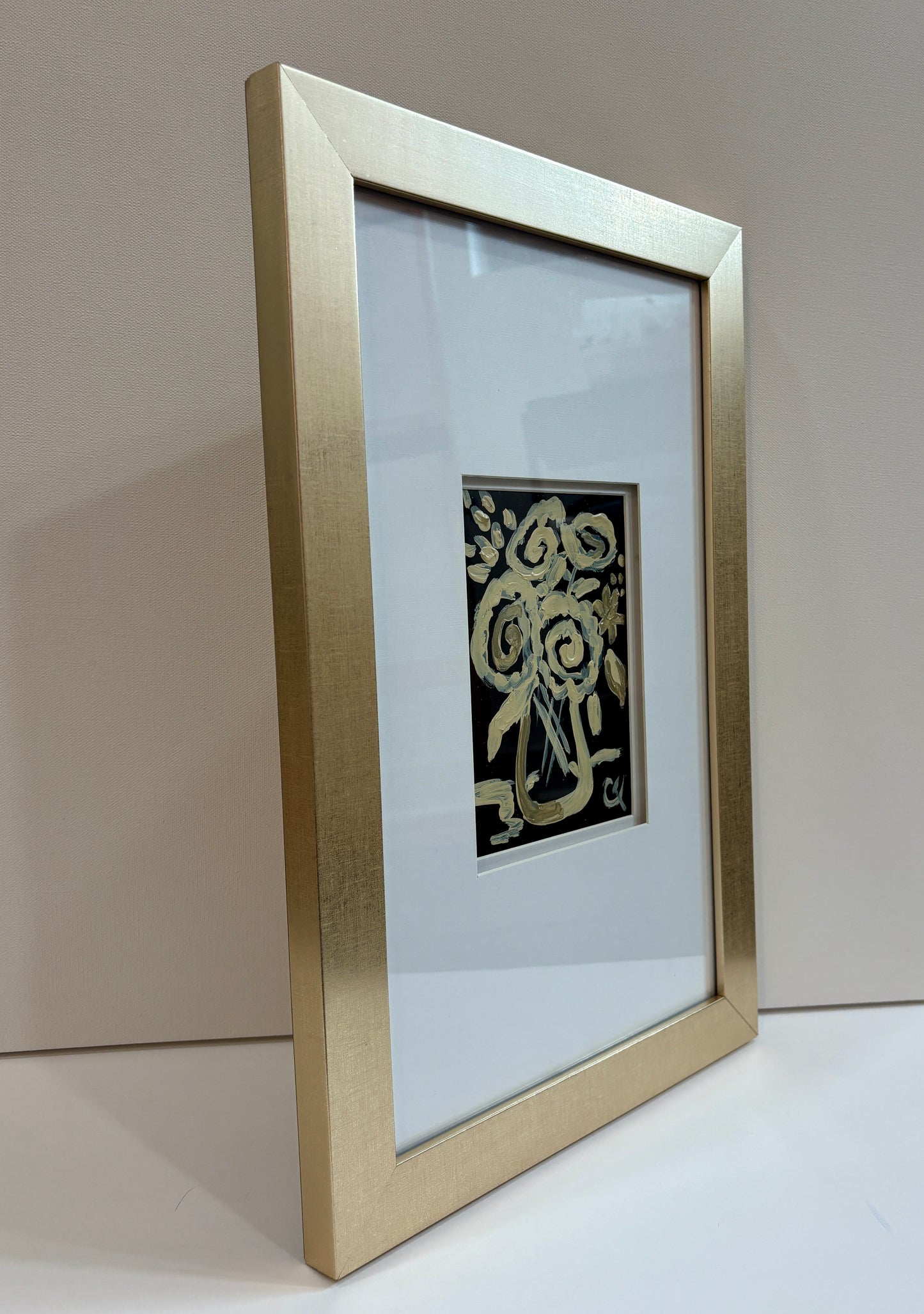 Simple Elegance Gold 2 framed