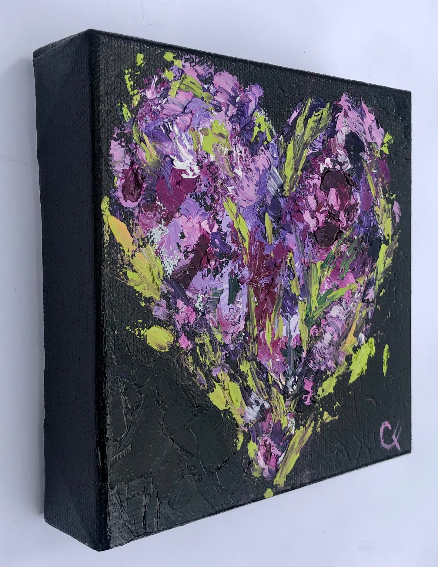 Garden Heart Purple
