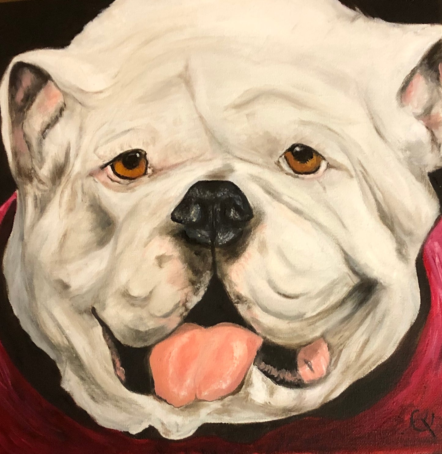 Bulldog Print 8x8