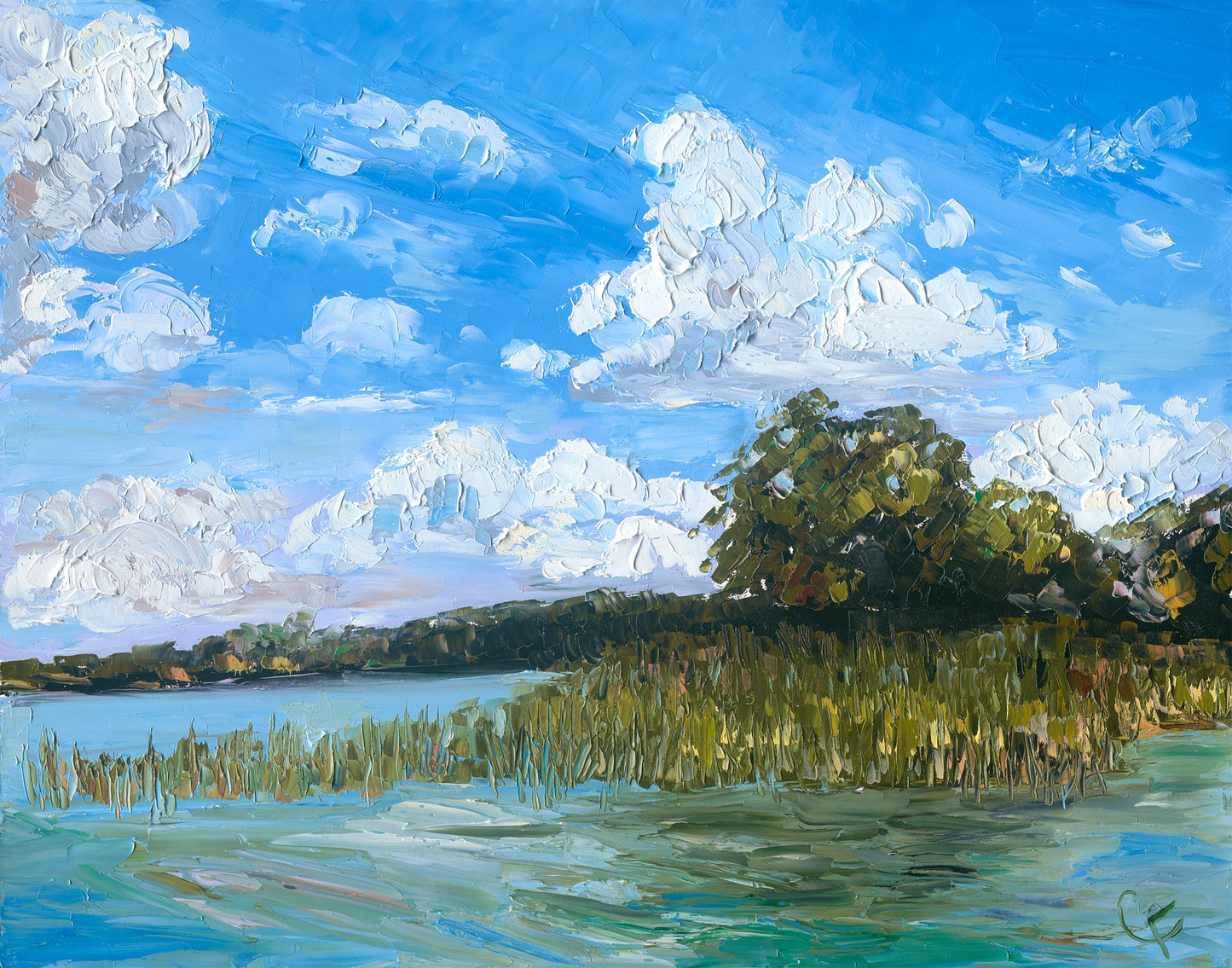 Blue Sky Lake Day