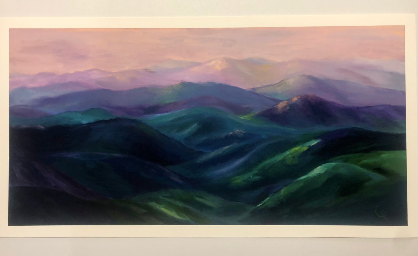 Mountain Awe Print 9x18