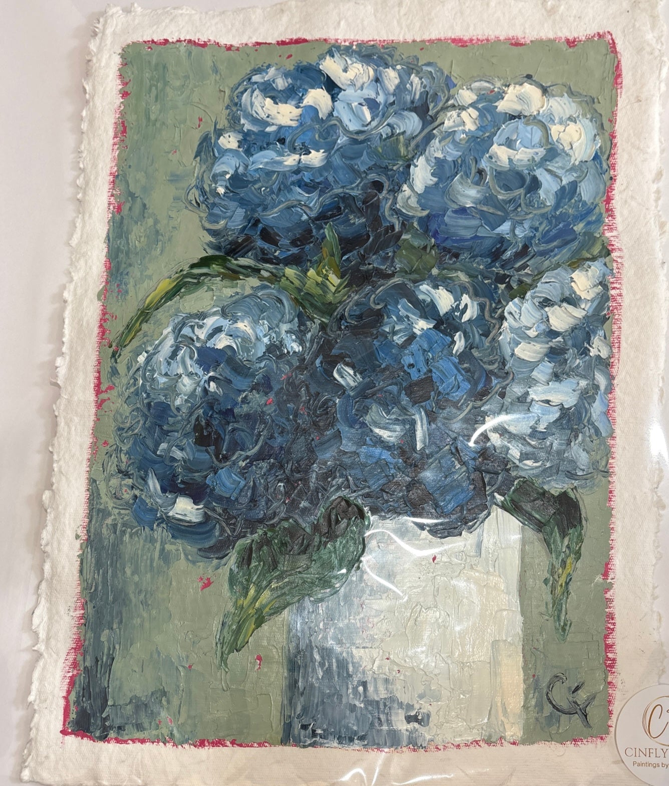 Blue Hydrangeas- From the Garden