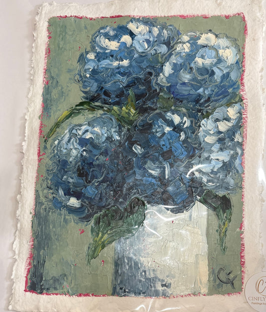 Blue Hydrangeas- From the Garden