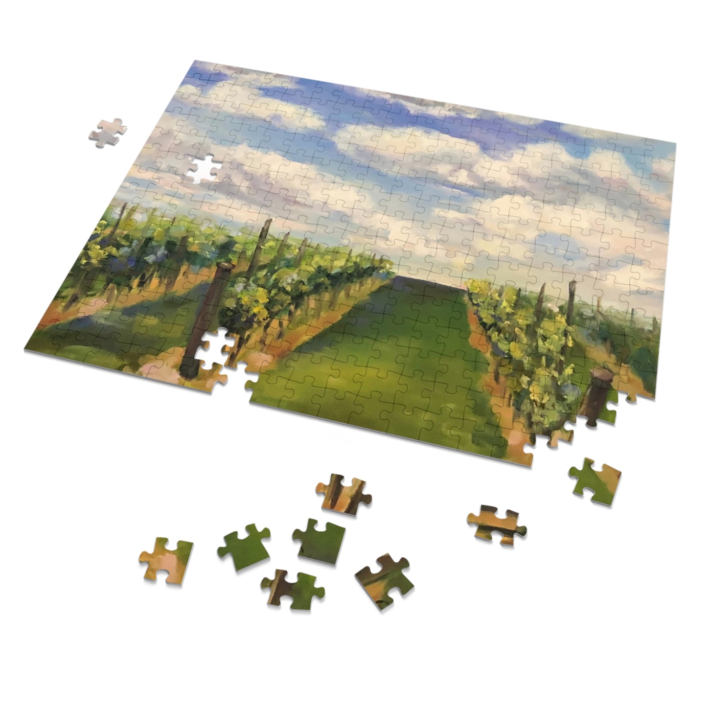 Vine Rows-Jigsaw Puzzle (252, 500,1000-Piece)