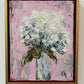 White Hydrangea- blush pink