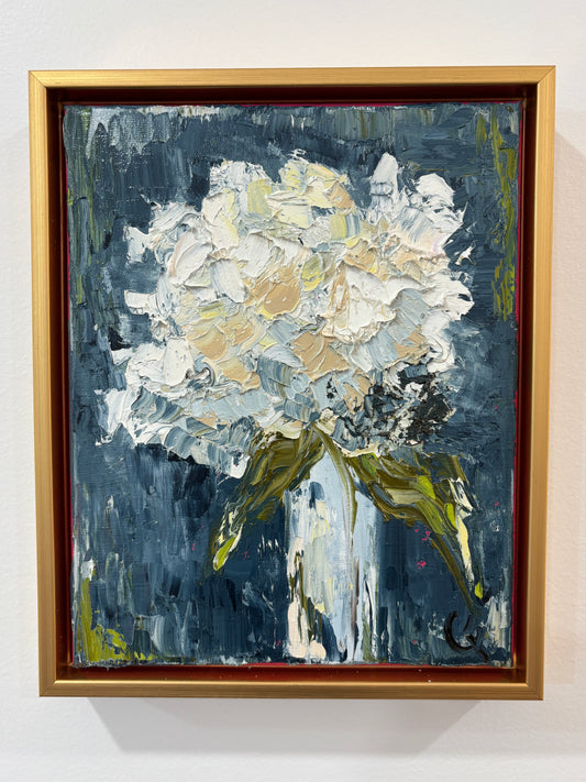 White Hydrangea- Indigo