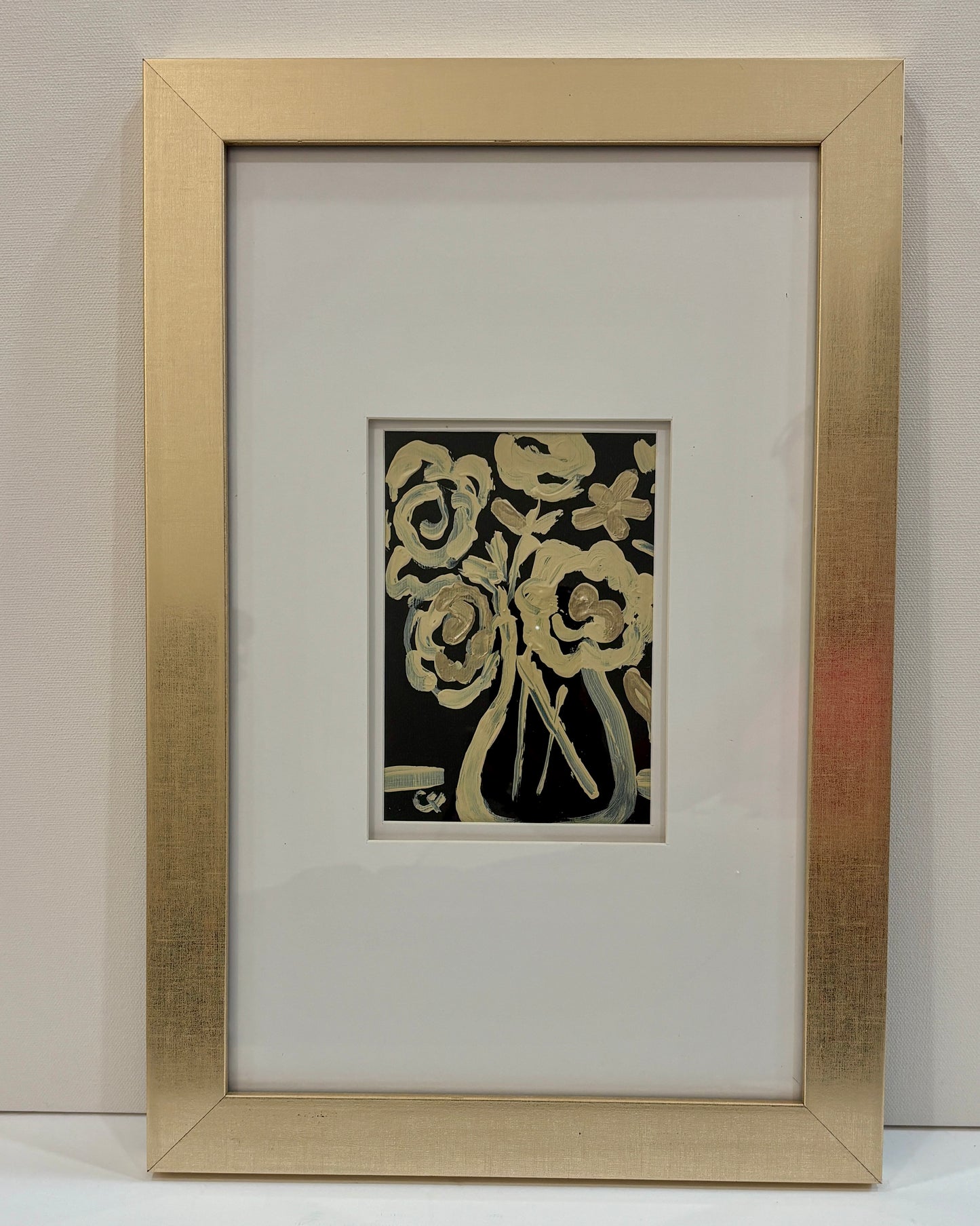 Simple Elegance Gold 1 framed