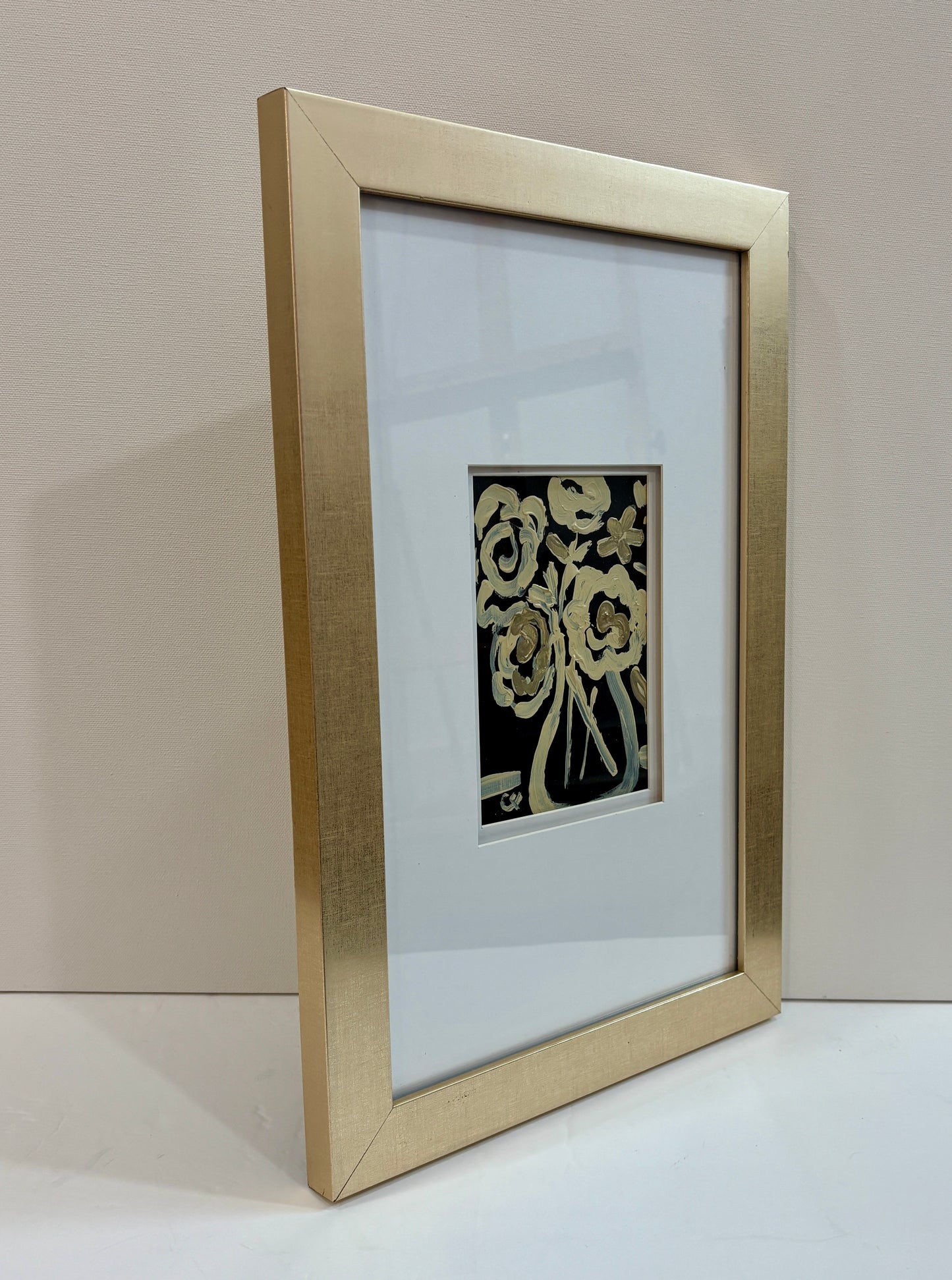 Simple Elegance Gold 1 framed